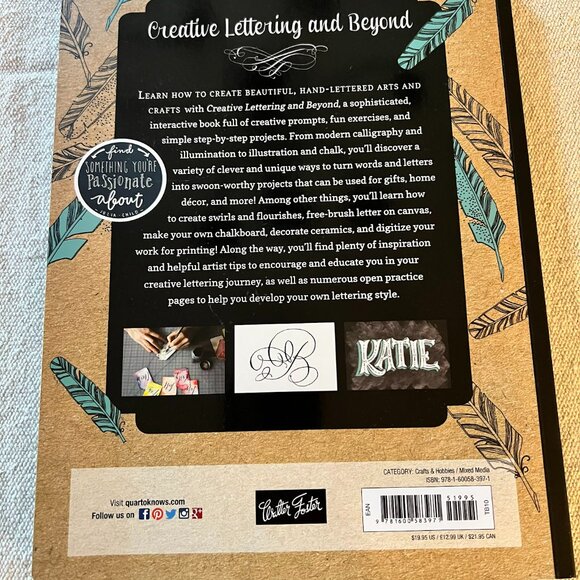 Creative Lettering and Beyond: Inspiring t- paperback, Kirkendall, 9781600583971 - Picture 2 of 2
